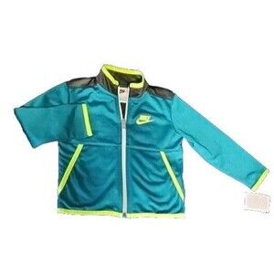 Nike Toddler Boys Jacket 24 Months Green Black.